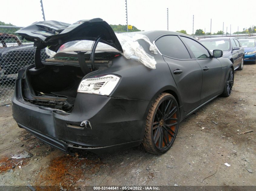 2014 MASERATI GHIBLI S Q4 ZAM57RTA4E1086680