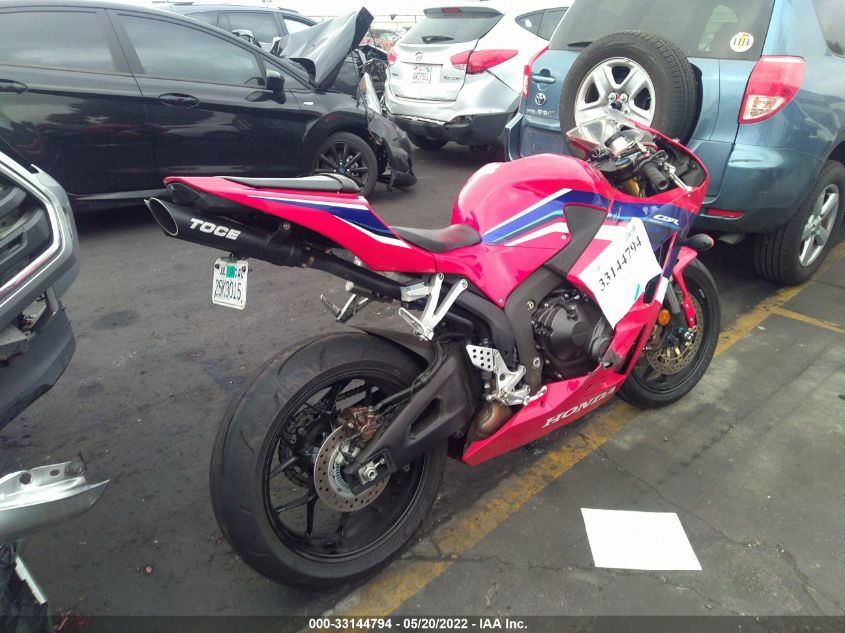 2021 HONDA CBR600 RA JH2PC4087MK500063