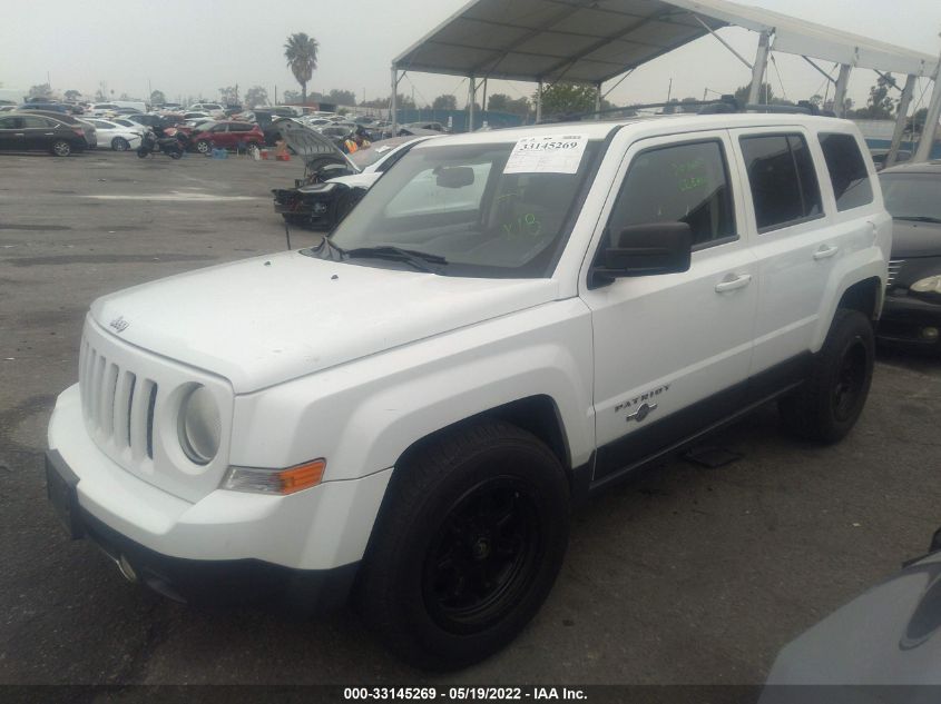 2014 JEEP PATRIOT LATITUDE 1C4NJPFA4ED586116