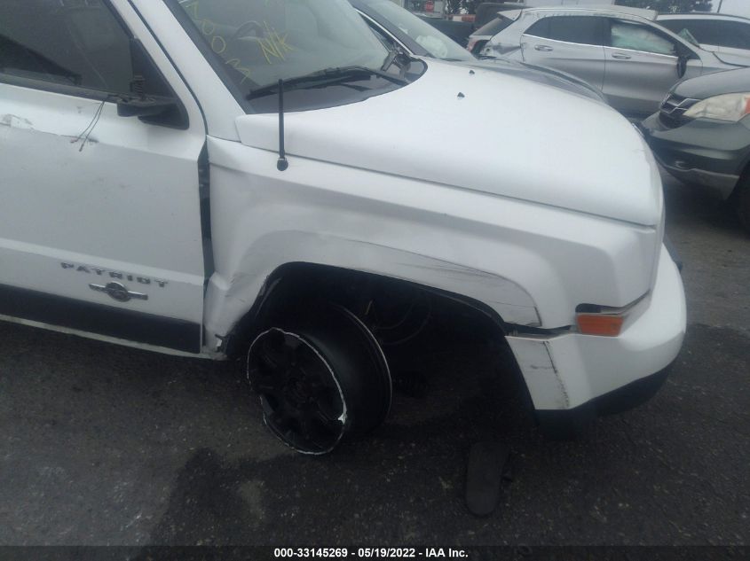 2014 JEEP PATRIOT LATITUDE 1C4NJPFA4ED586116