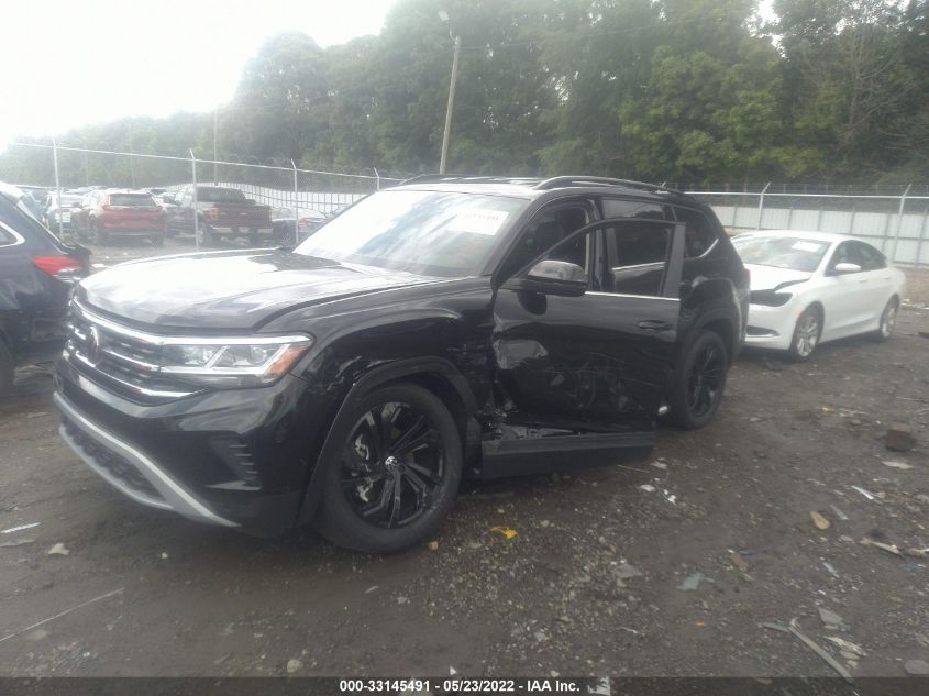 2022 VOLKSWAGEN ATLAS 3.6L V6 SE W/TECHNOLOGY 1V2WR2CA7NC522323