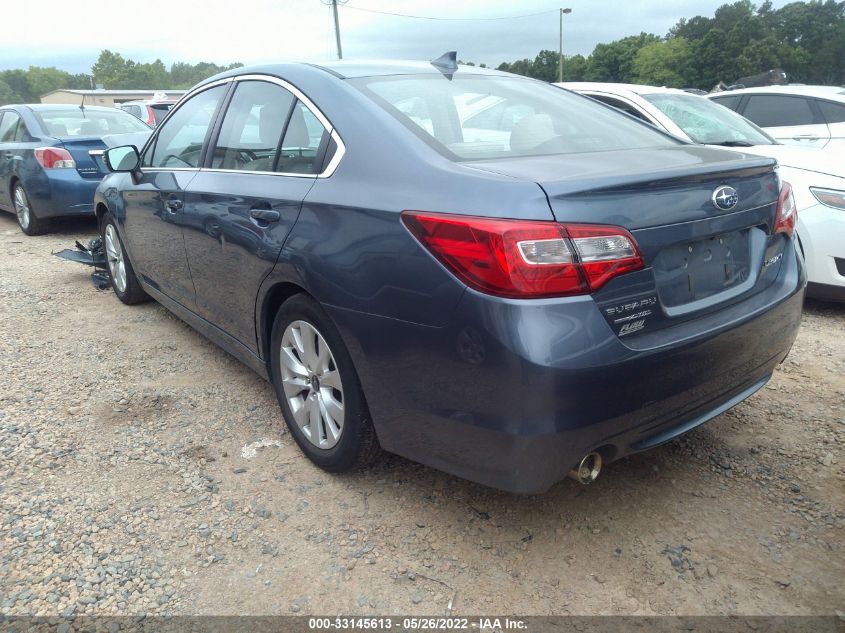 2016 SUBARU LEGACY 2.5I PREMIUM 4S3BNBH63G3034909
