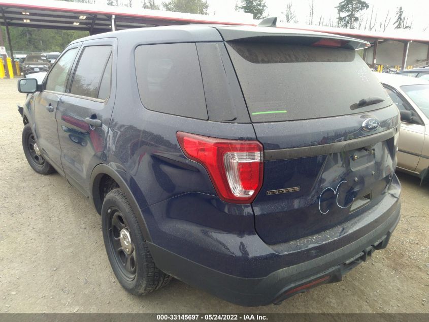 2017 FORD POLICE INTERCEPTOR 1FM5K8AR0HGA13048