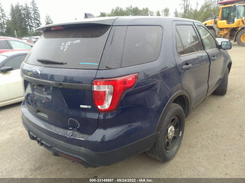 2017 FORD POLICE INTERCEPTOR 1FM5K8AR0HGA13048