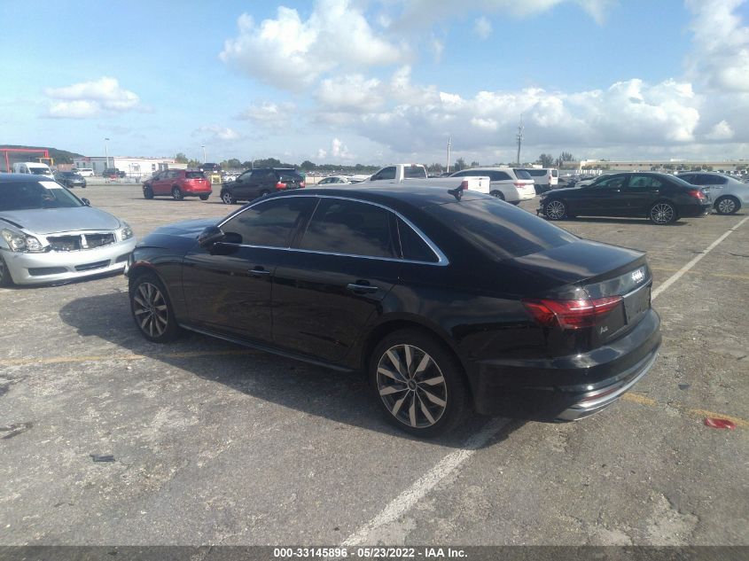 2021 AUDI A4 SEDAN PREMIUM WAUABAF41MA054936