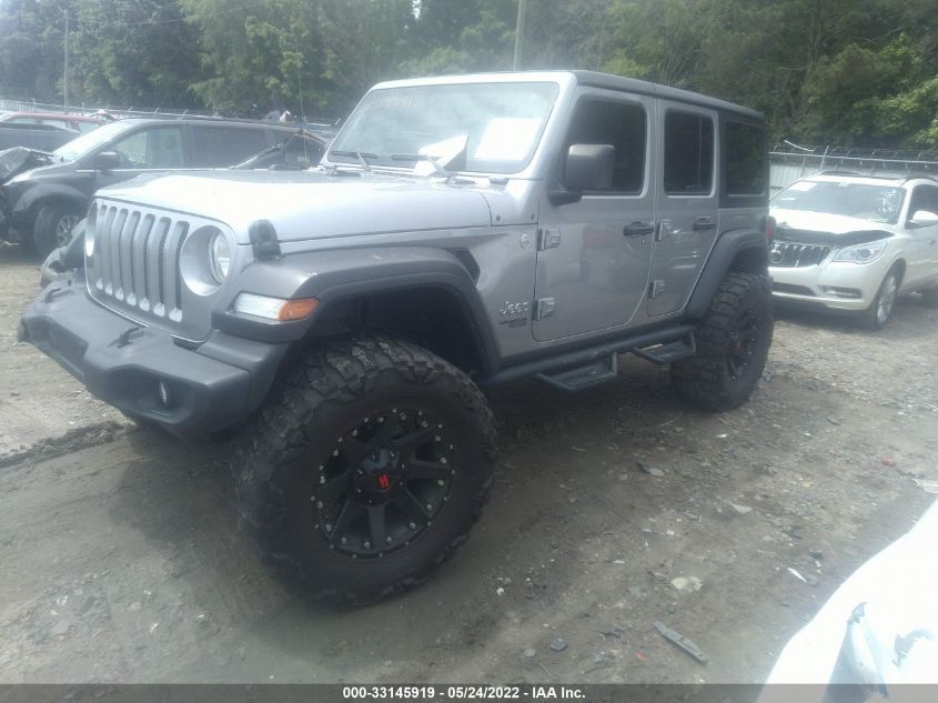 2018 JEEP WRANGLER UNLIMITED SPORT S 1C4HJXDG3JW229982
