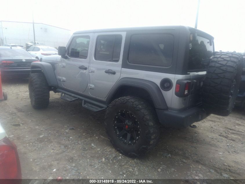 2018 JEEP WRANGLER UNLIMITED SPORT S 1C4HJXDG3JW229982