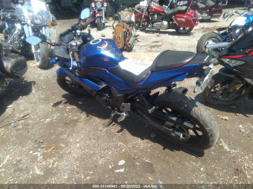 2018 SUZUKI GSX250R LC6DN11A3J1102092