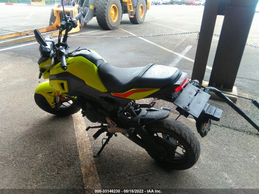 2017 HONDA GROM 125 MLHJC6112H5202680