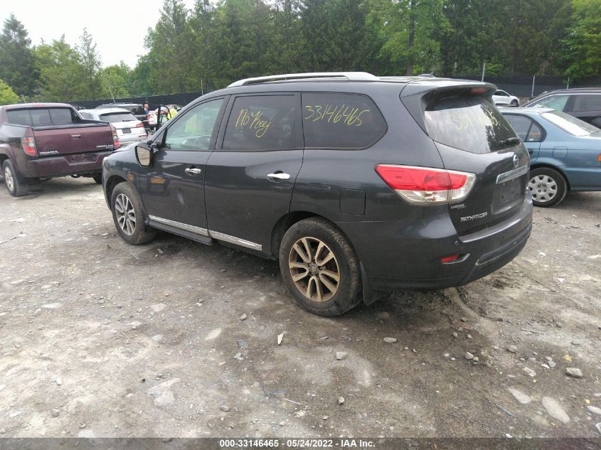 2013 NISSAN PATHFINDER SL 5N1AR2MM9DC657320