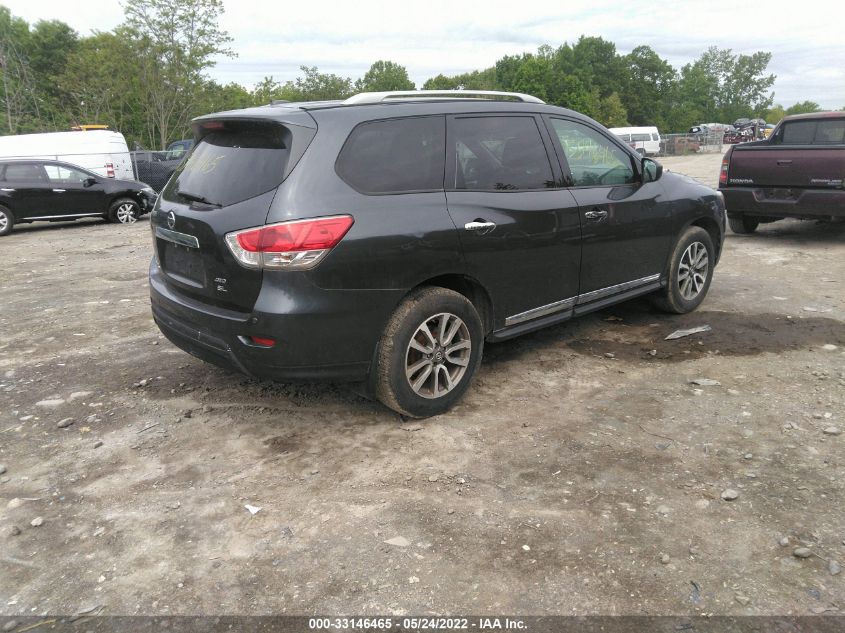 2013 NISSAN PATHFINDER SL 5N1AR2MM9DC657320