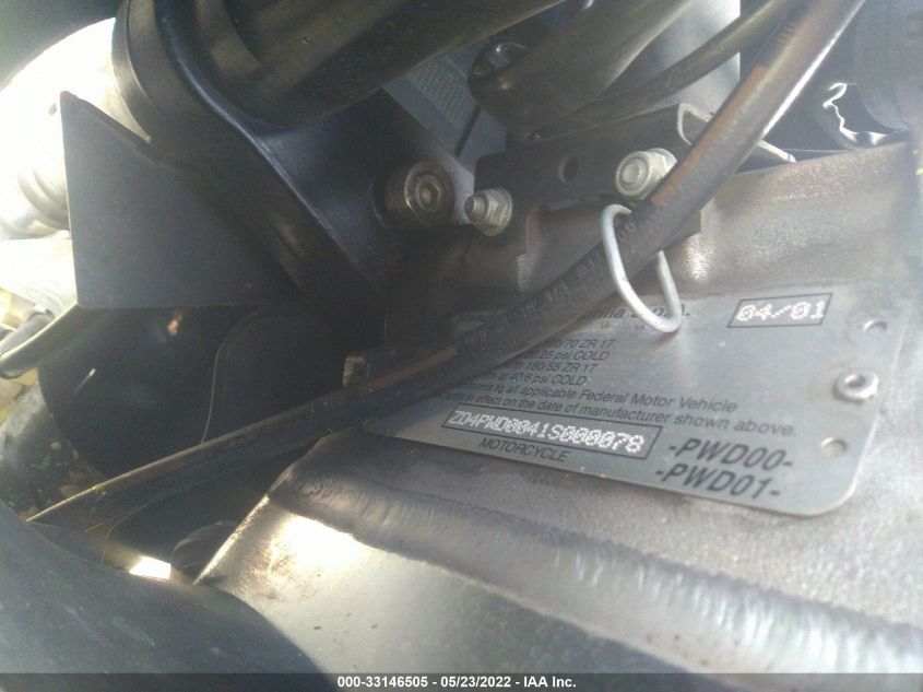 2001 APRILIA RST FUTURA ZD4PWD0041S000078