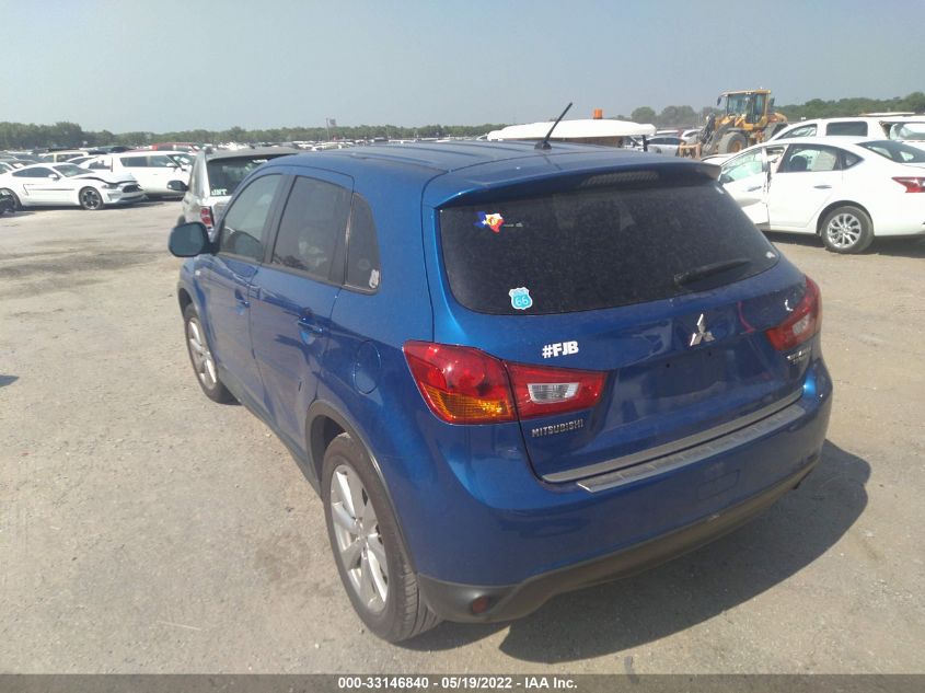 2015 MITSUBISHI OUTLANDER SPORT ES 4A4AP3AU8FE005339