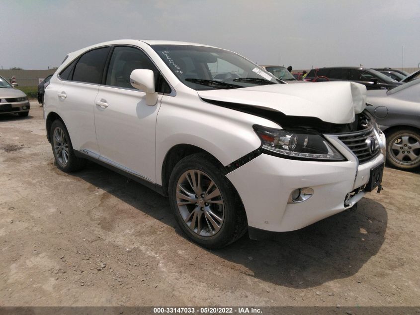 2013 LEXUS RX 450H JTJZB1BA8D2412560