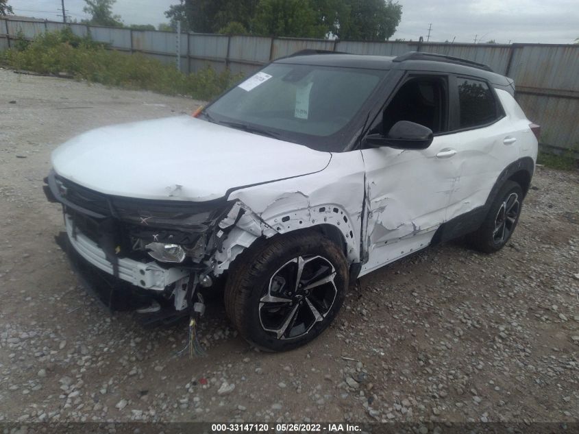 2022 CHEVROLET TRAILBLAZER RS KL79MTSL2NB037273