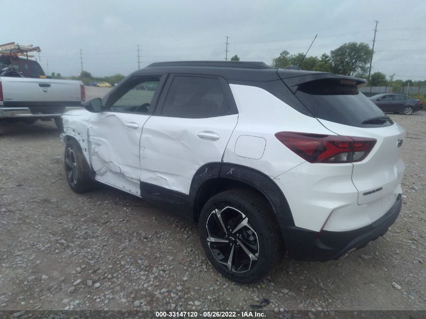 2022 CHEVROLET TRAILBLAZER RS KL79MTSL2NB037273