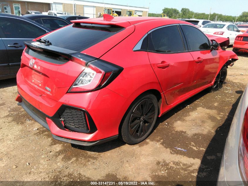 2018 HONDA CIVIC HATCHBACK EX SHHFK7H5XJU237089