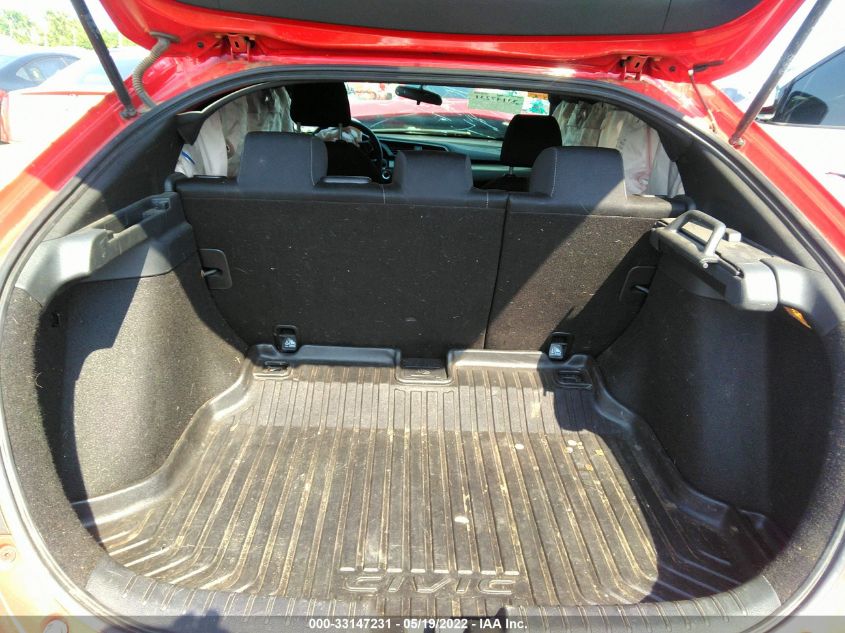 2018 HONDA CIVIC HATCHBACK EX SHHFK7H5XJU237089