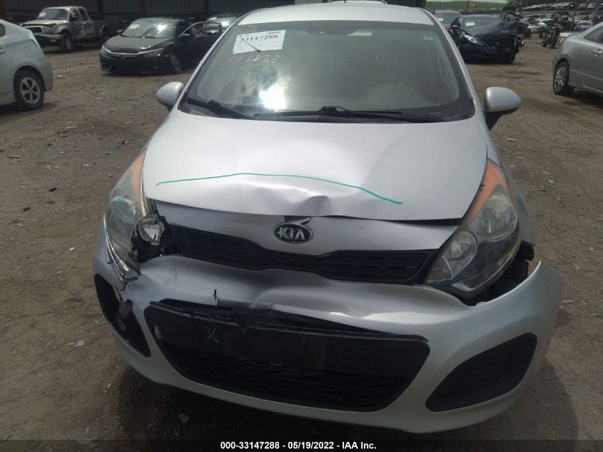 2013 KIA RIO LX KNADM5A37D6163255