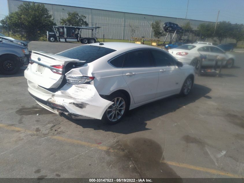 2017 FORD FUSION ENERGI TITANIUM PHEV 3FA6P0SU6HR253931