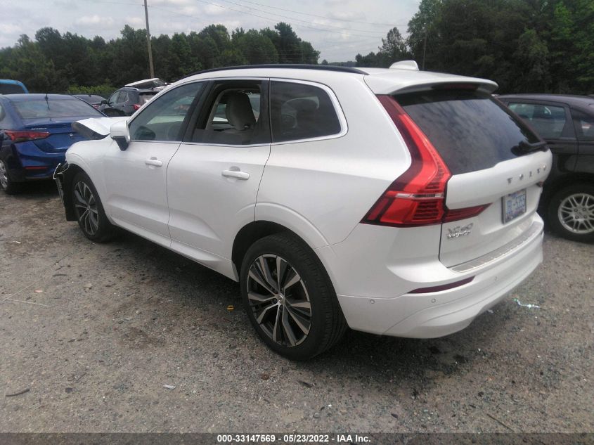 2022 VOLVO XC60 MOMENTUM YV4L12DK5N1901400