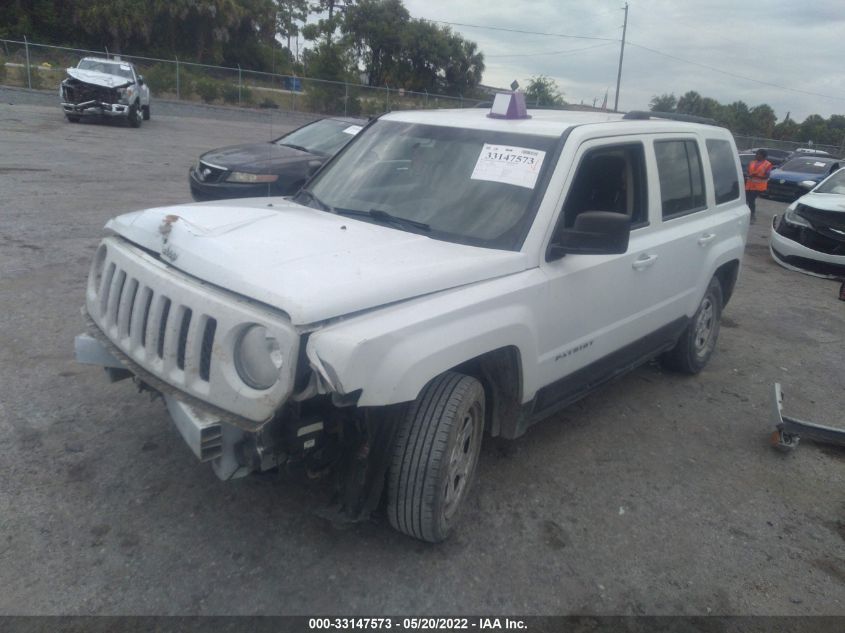 2016 JEEP PATRIOT SPORT 1C4NJPBA3GD670131