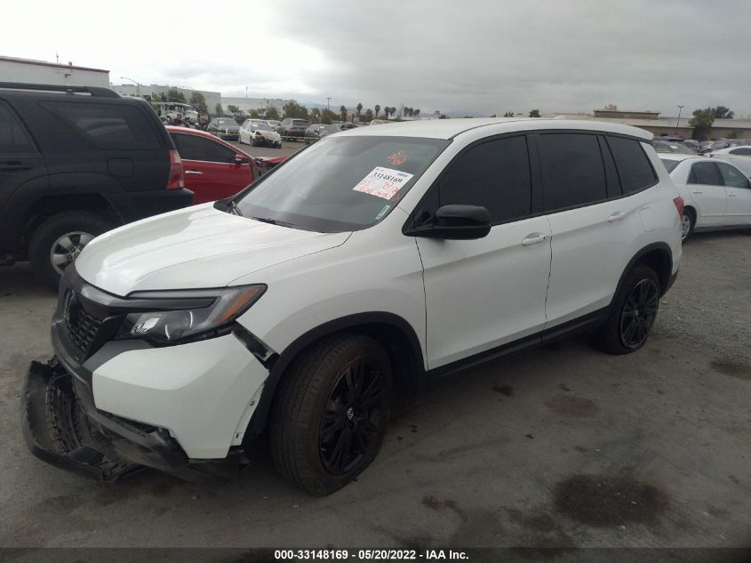 2021 HONDA PASSPORT SPORT 5FNYF8H28MB021305