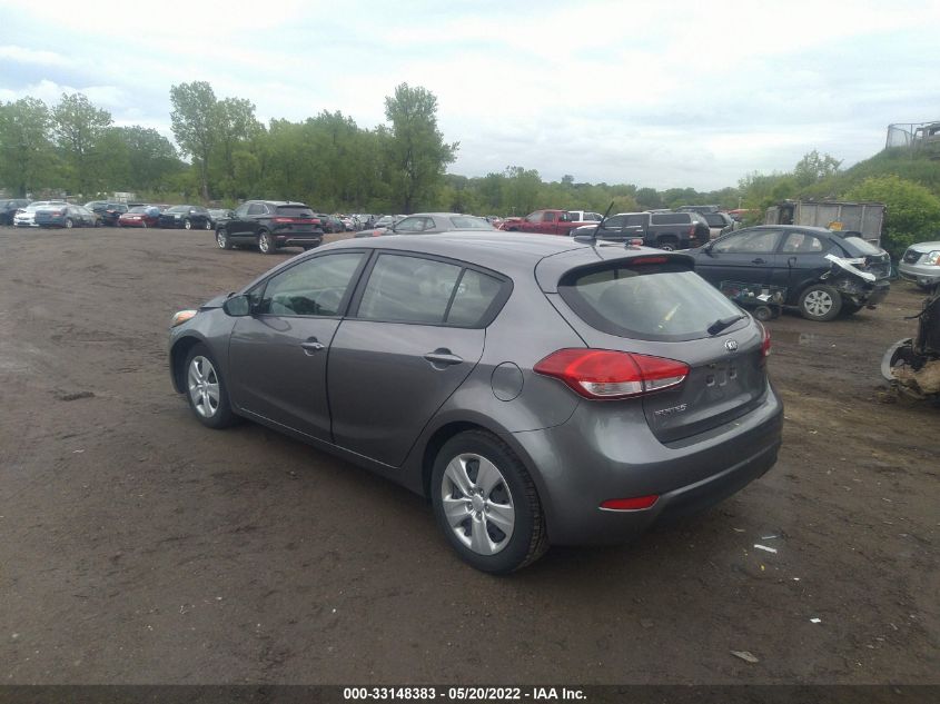 2016 KIA FORTE 5-DOOR LX KNAFK5A85G5591068
