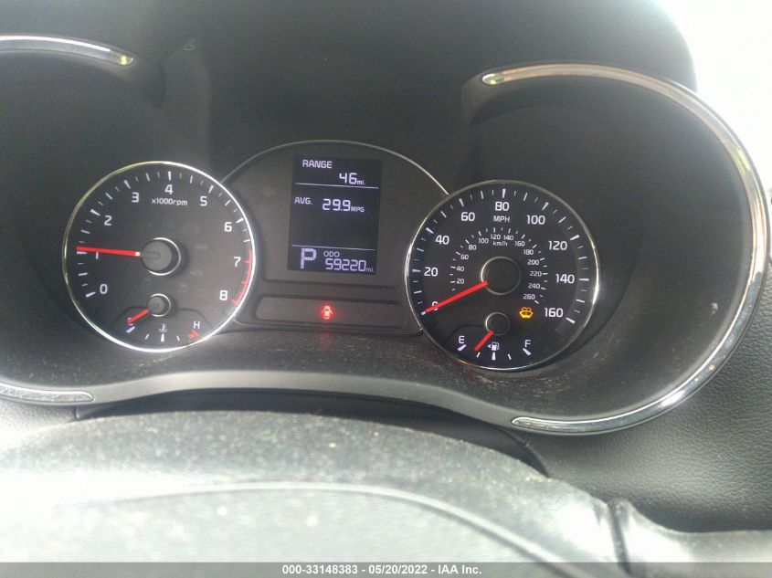 2016 KIA FORTE 5-DOOR LX KNAFK5A85G5591068