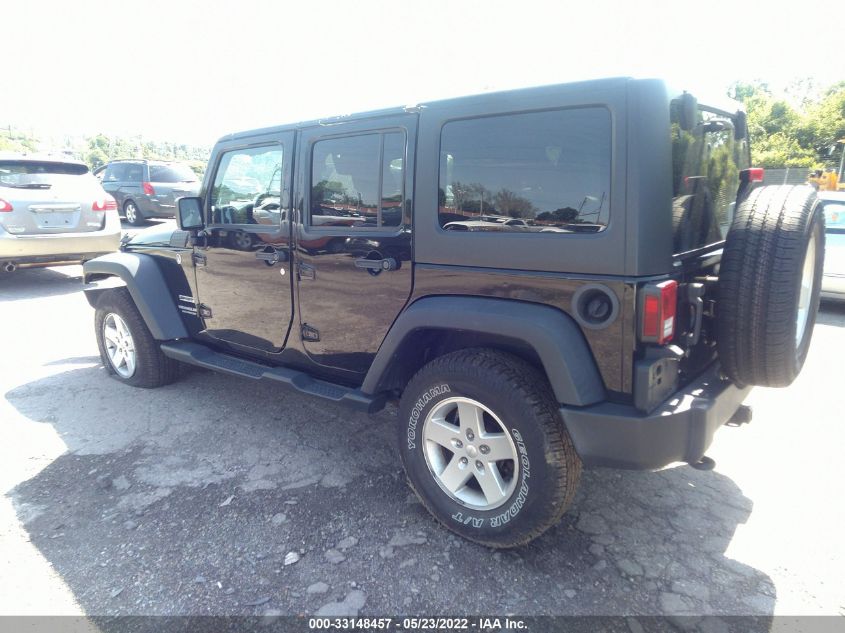 2016 JEEP WRANGLER UNLIMITED SPORT 1C4BJWDG9GL133185