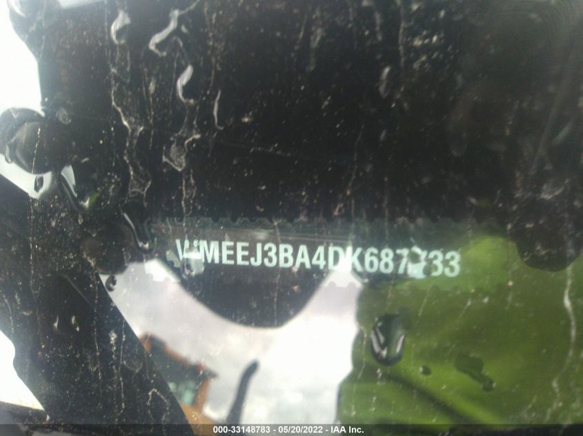 2013 SMART FORTWO PURE/PASSION WMEEJ3BA4DK687733