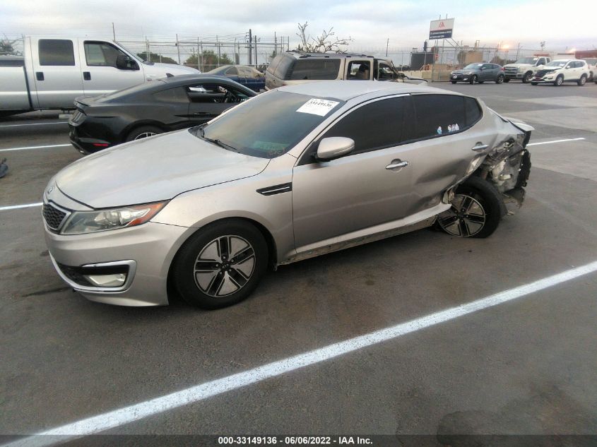 2013 KIA OPTIMA HYBRID LX KNAGM4AD9D5056178