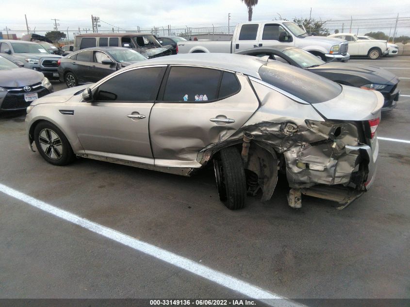 2013 KIA OPTIMA HYBRID LX KNAGM4AD9D5056178