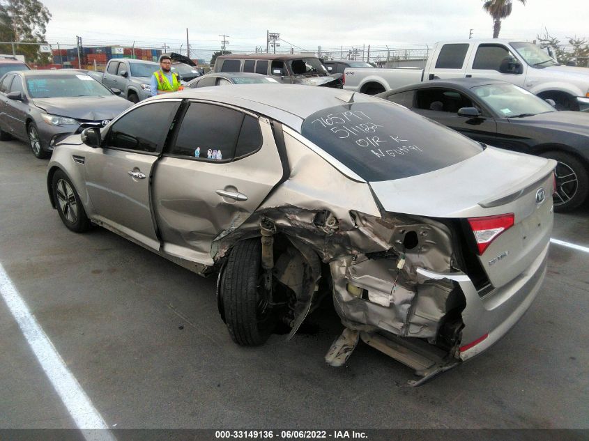 2013 KIA OPTIMA HYBRID LX KNAGM4AD9D5056178