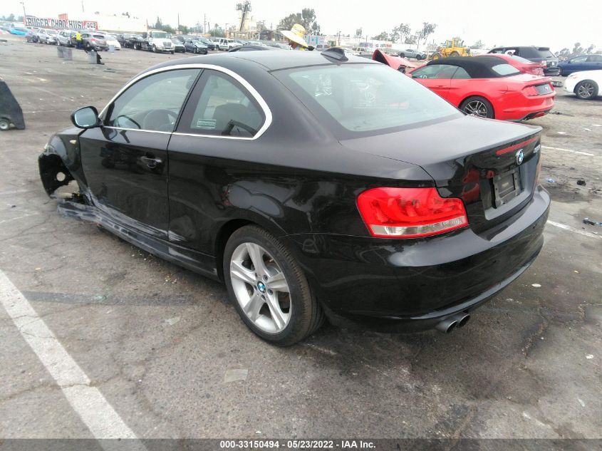 2013 BMW 1 SERIES 128I WBAUP7C5XDVP25818