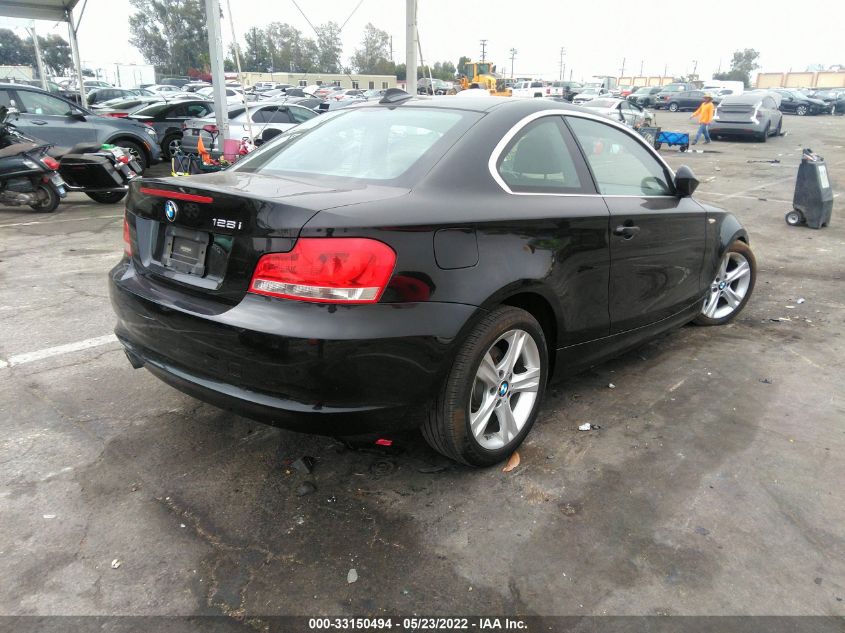 2013 BMW 1 SERIES 128I WBAUP7C5XDVP25818
