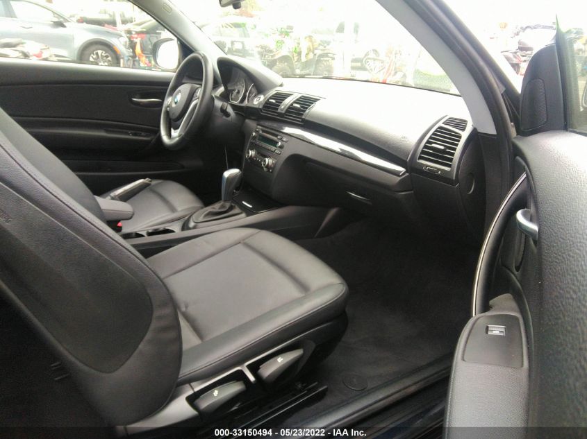 2013 BMW 1 SERIES 128I WBAUP7C5XDVP25818