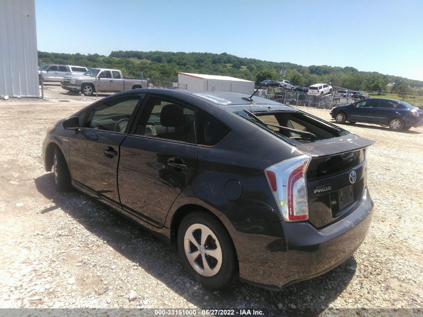 2013 TOYOTA PRIUS ONE/TWO/THREE/FOUR/FIVE JTDKN3DU9D5596758