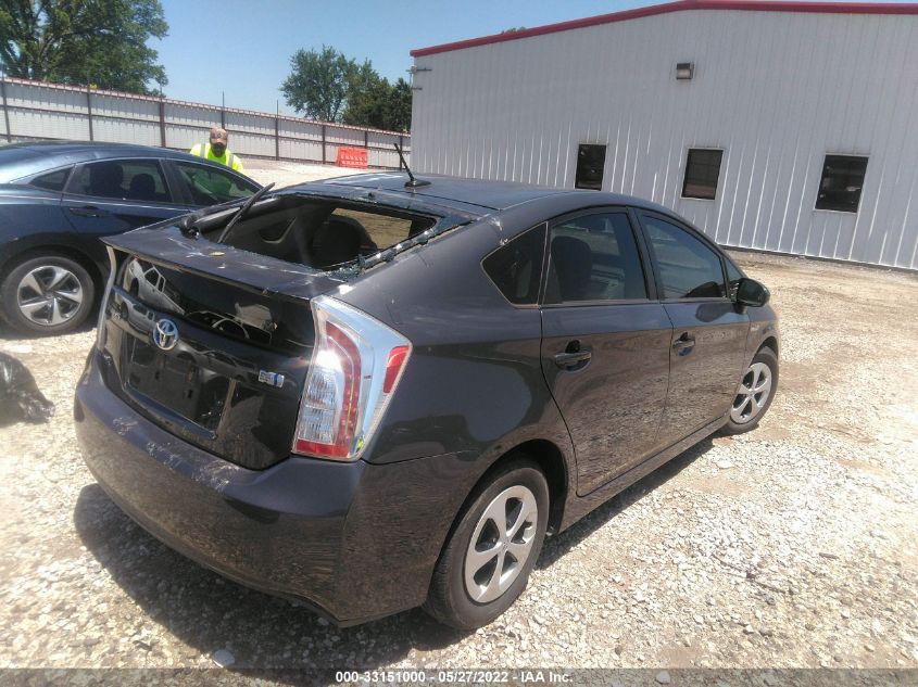 2013 TOYOTA PRIUS ONE/TWO/THREE/FOUR/FIVE JTDKN3DU9D5596758