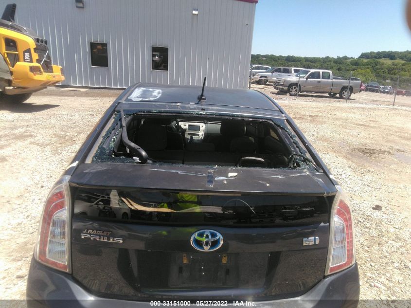 2013 TOYOTA PRIUS ONE/TWO/THREE/FOUR/FIVE JTDKN3DU9D5596758