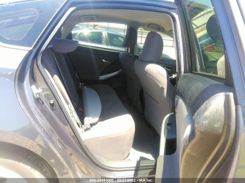 2013 TOYOTA PRIUS ONE/TWO/THREE/FOUR/FIVE JTDKN3DU9D5596758