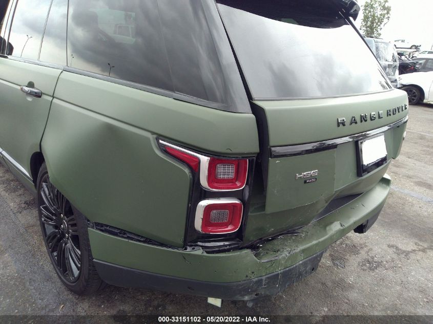 2021 LAND ROVER RANGE ROVER WESTMINSTER SALGS2RU0MA448189
