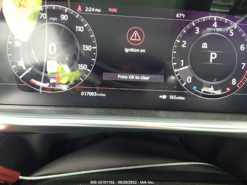 2021 LAND ROVER RANGE ROVER WESTMINSTER SALGS2RU0MA448189