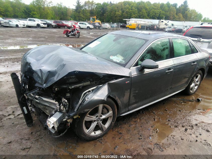 2019 AUDI A4 PREMIUM WAUDNAF45KA112032