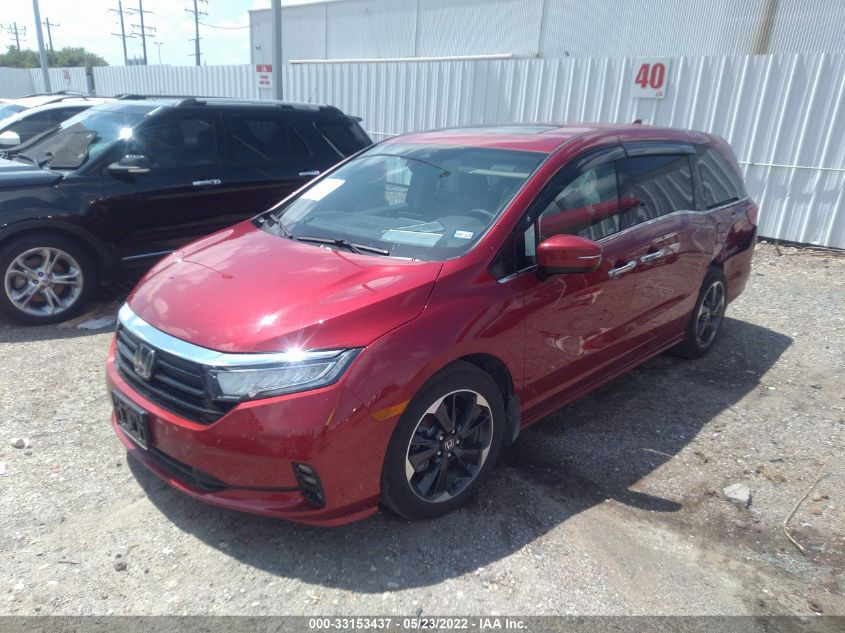 2022 HONDA ODYSSEY ELITE 5FNRL6H94NB043463