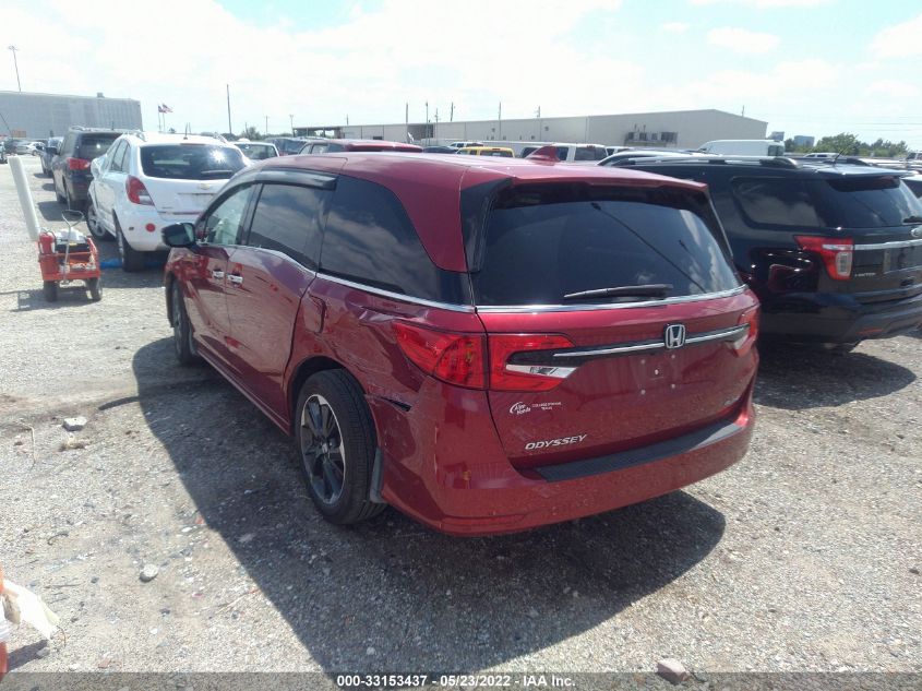 2022 HONDA ODYSSEY ELITE 5FNRL6H94NB043463
