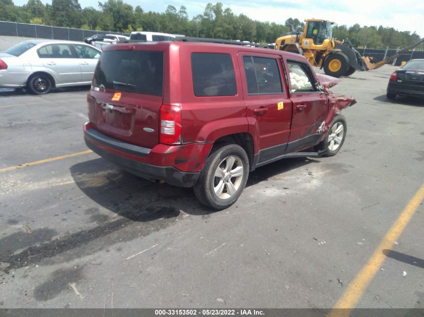 2017 JEEP PATRIOT LATITUDE 1C4NJPFA6HD160898
