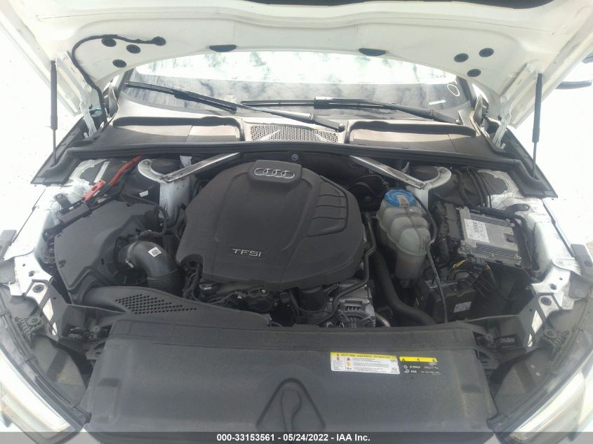 2018 AUDI A4 PREMIUM/TECH PREMIUM WAUKMAF49JA029731