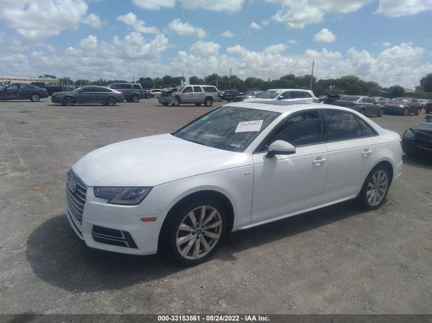 2018 AUDI A4 PREMIUM/TECH PREMIUM WAUKMAF49JA029731
