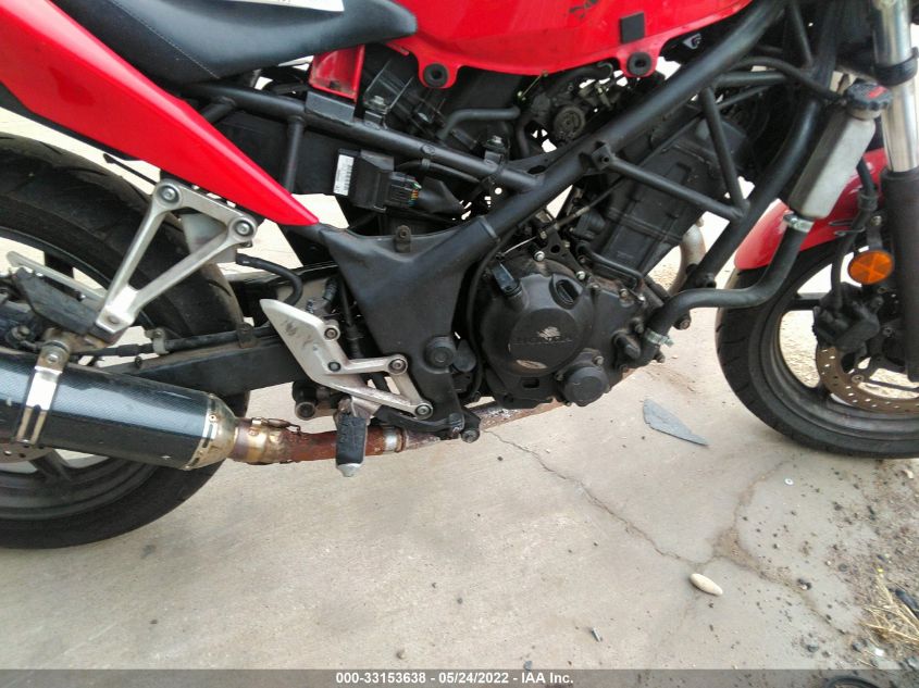 2013 HONDA CBR250 R MLHMC4107D5300557